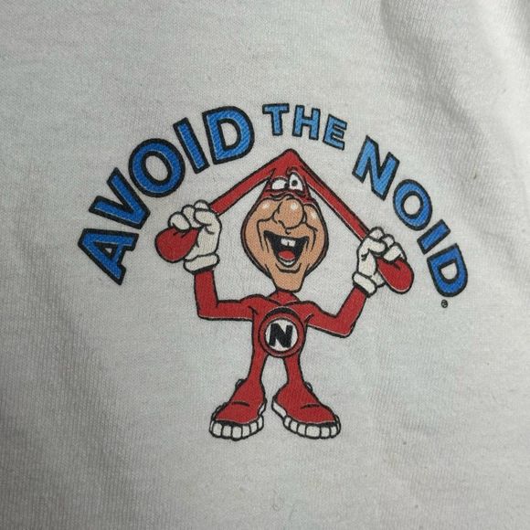 Vintage 80s Domino’s Pizza Promo Shirt Avoid The Noid Medium - Picture 5 of 8